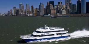THE SEASTREAK WALL STREET FAST FERRY AND HOW THEY REDUCED OPERATIONAL COST AND CO2 EMISSIONS